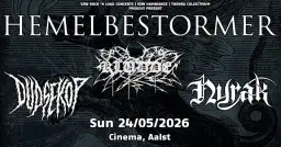 HEMELBESTORMER / KLUDDE - 25th Anniversary / DUDSEKOP / NYRAK // Cinema, Aalst