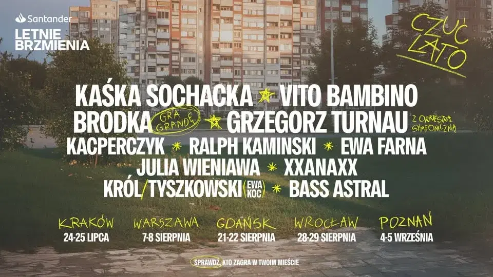SANTANDER LETNIE BRZMIENIA 2026 / Kraków / 24-25.07