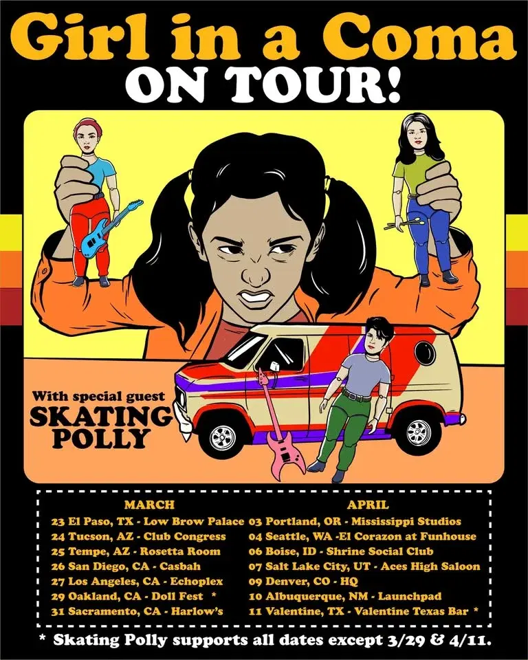 Girl In A Coma with Skating Polly