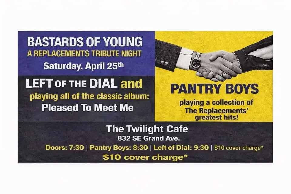 Bastards of Young - Replacements' Tribute Night