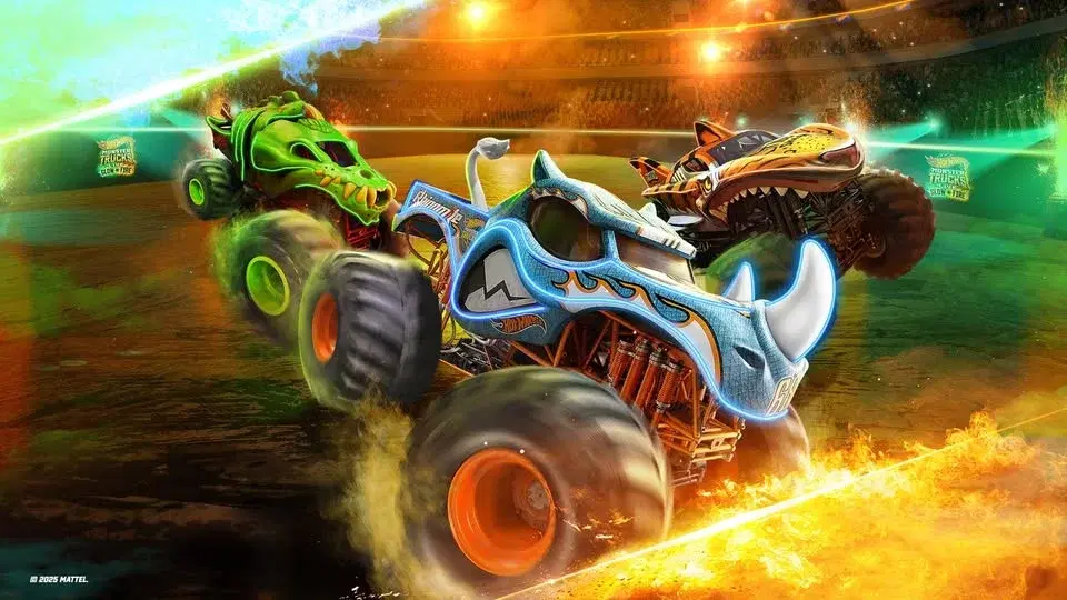 Hot Wheels Monster Trucks Live - Glow-N-Fire