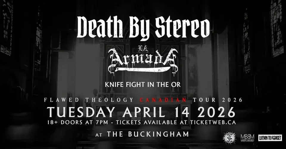 Death By Stereo w/guests La Armada & Knife Fight In The OR