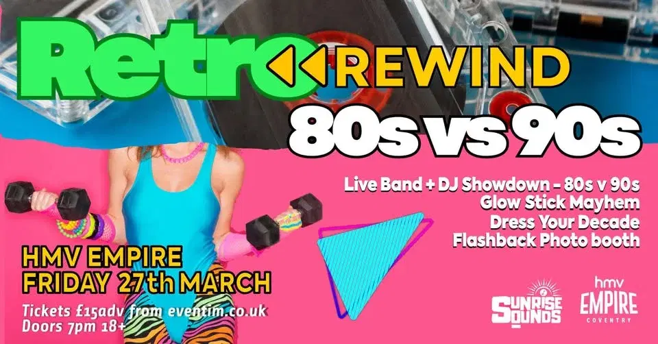 THE GREAT BIG RETRO REWIND 80s VS 90s