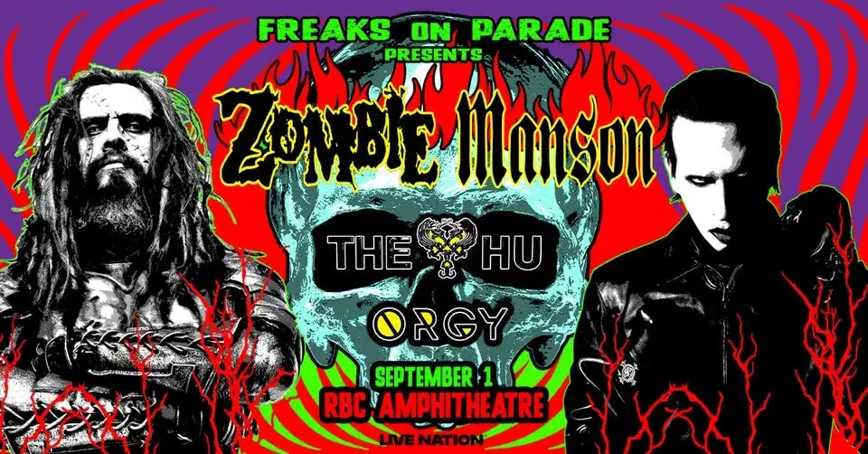 Rob Zombie & Marilyn Manson with The Hu & Orgy