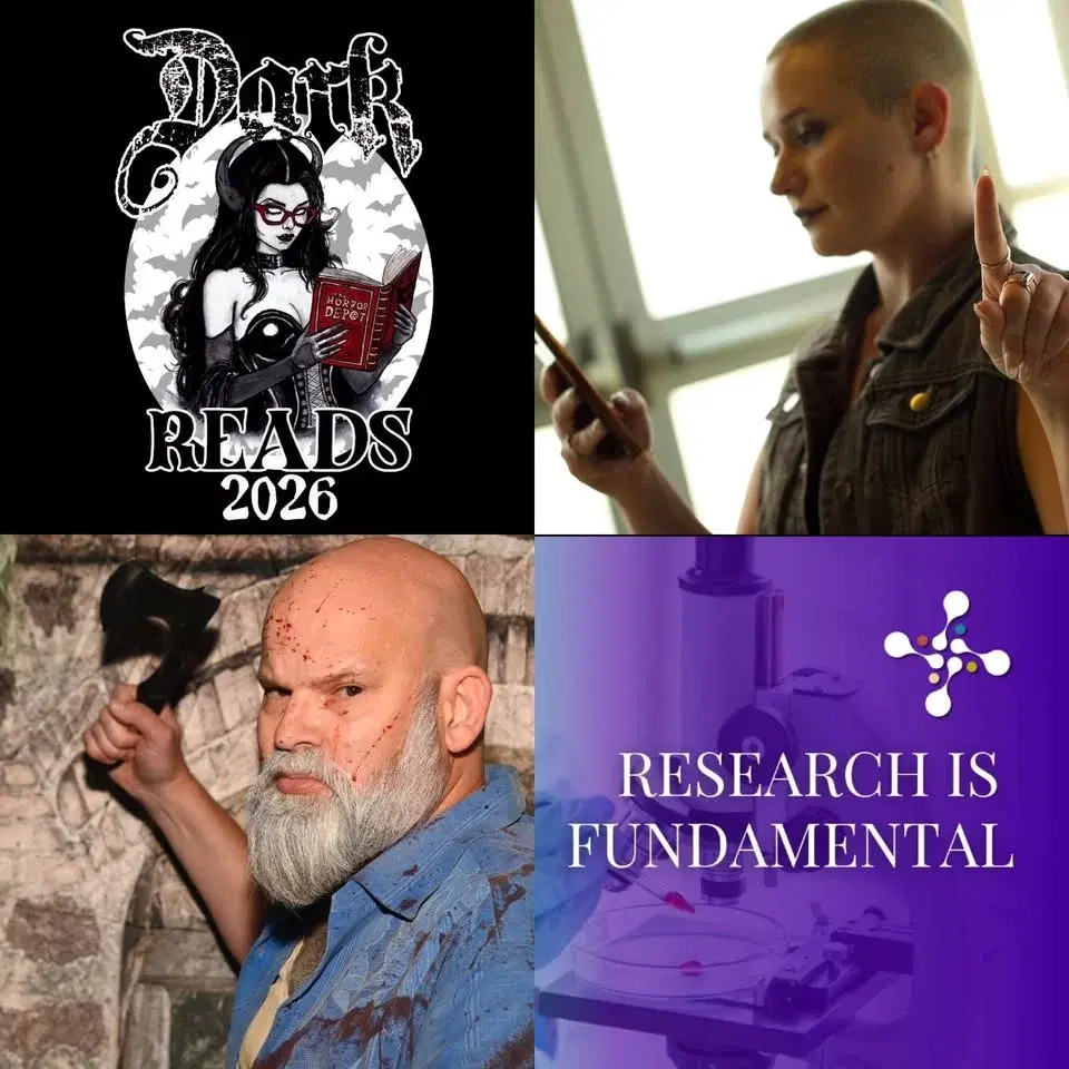 Zombie Leader fundraises at Dark Reads