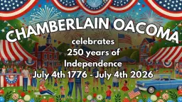 Chamberlain Oacoma Celebrates 250 Years of Independence!
