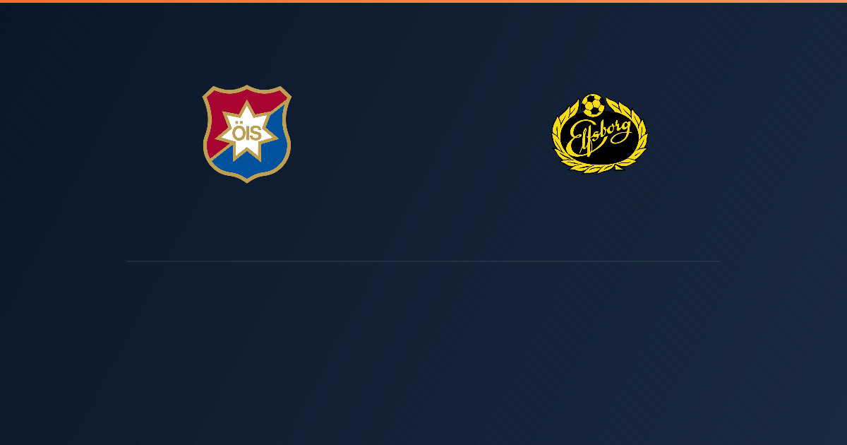 Örgryte vs Elfsborg