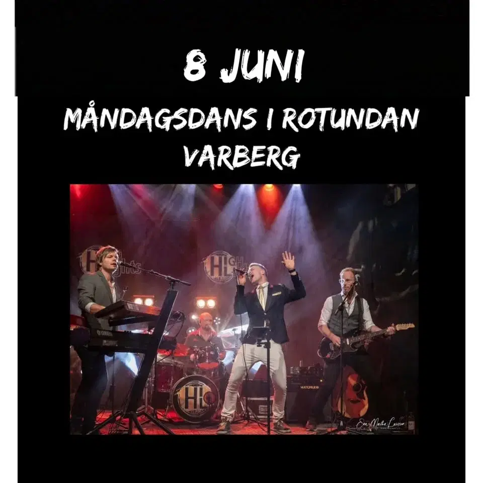 Måndagsdans till Highlights i Varberg 8 juni 2026