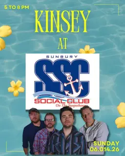Kinsey at Sunbury Social Club