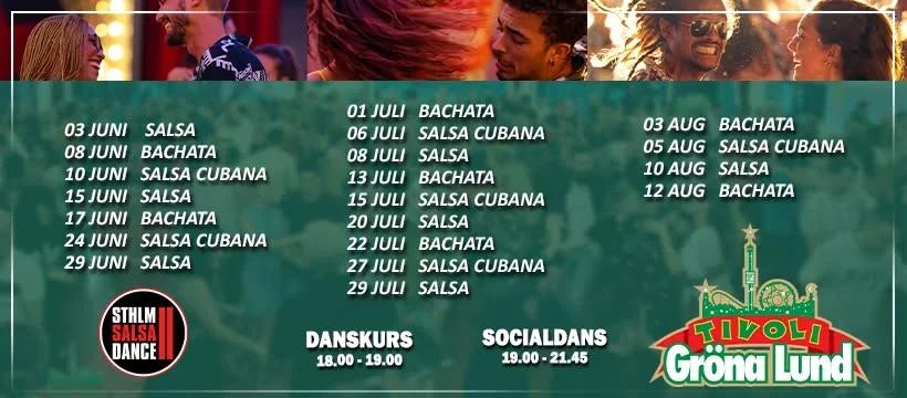 💃🕺 Salsa Cubana på Gröna Lund – 27 juli!