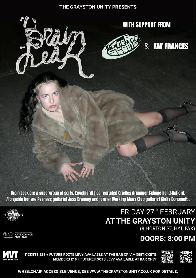 BRAIN LEAK + The Red Stains + Fat Frances