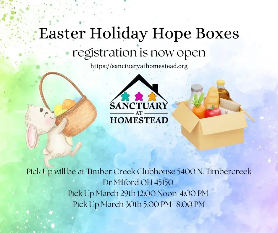 Easter Holiday Hope Boxes DAY 2 Distribution