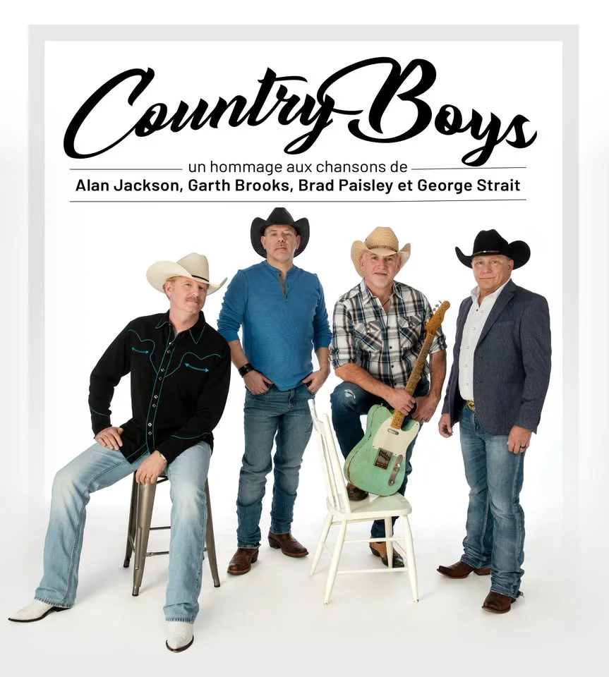 SAINTE-MARIE, QC. - Hommage à ALAN JACKSON, GARTH BROOKS, BRAD PAISLEY et GEORGE STRAIT