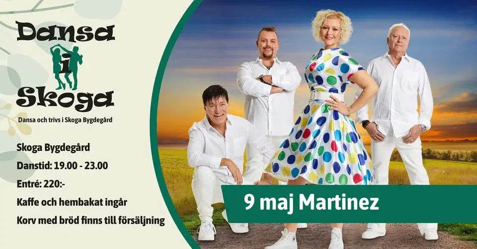 Martinez i Skoga Bygdegård