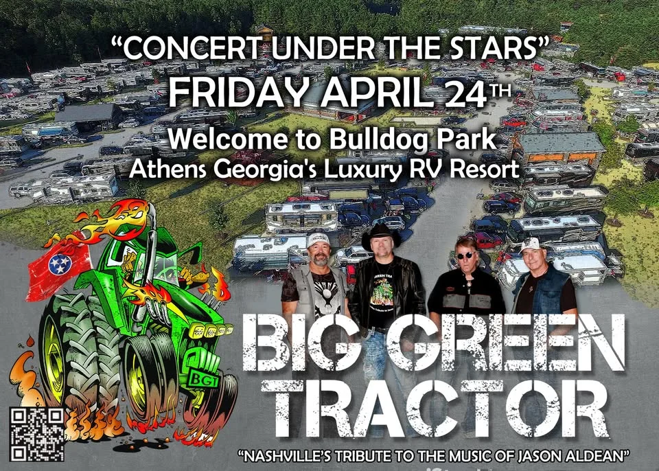 Athens, Georgia welcomes BIG GREEN TRACTOR - Nashville's Tribute to the Music of Jason Aldean