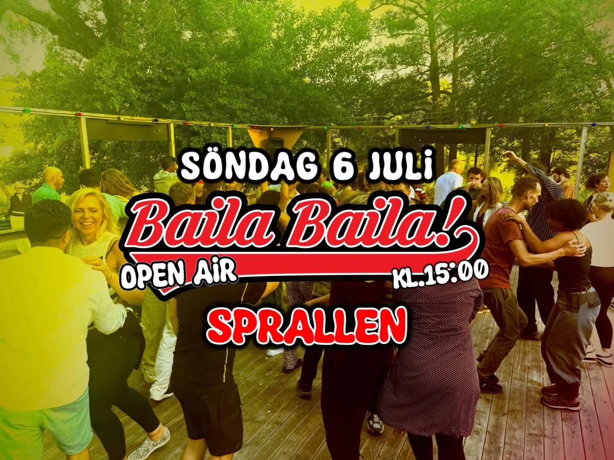 Baila Baila! Open Air Salsa på Sprallen 💃🕺
