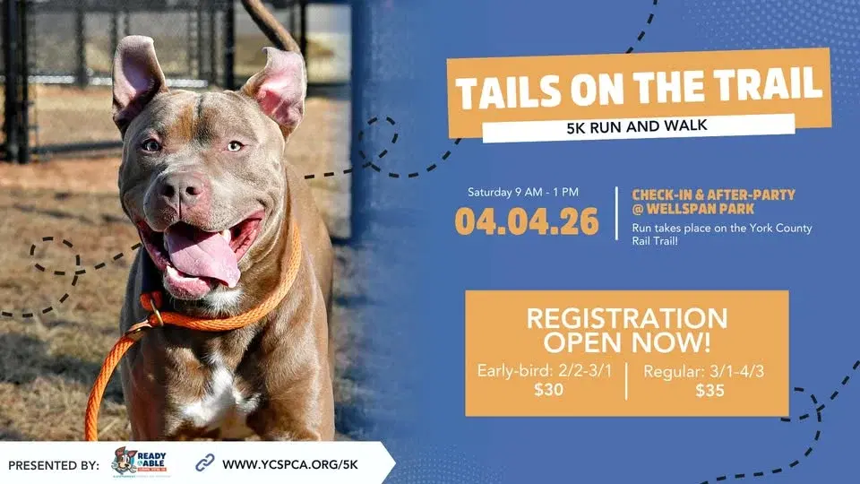 Tails on the Trail 5K Presented by Ready & Able Plumbing, Heating & Air