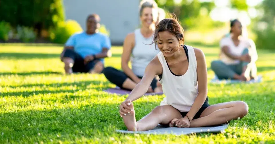Yoga in the Garden