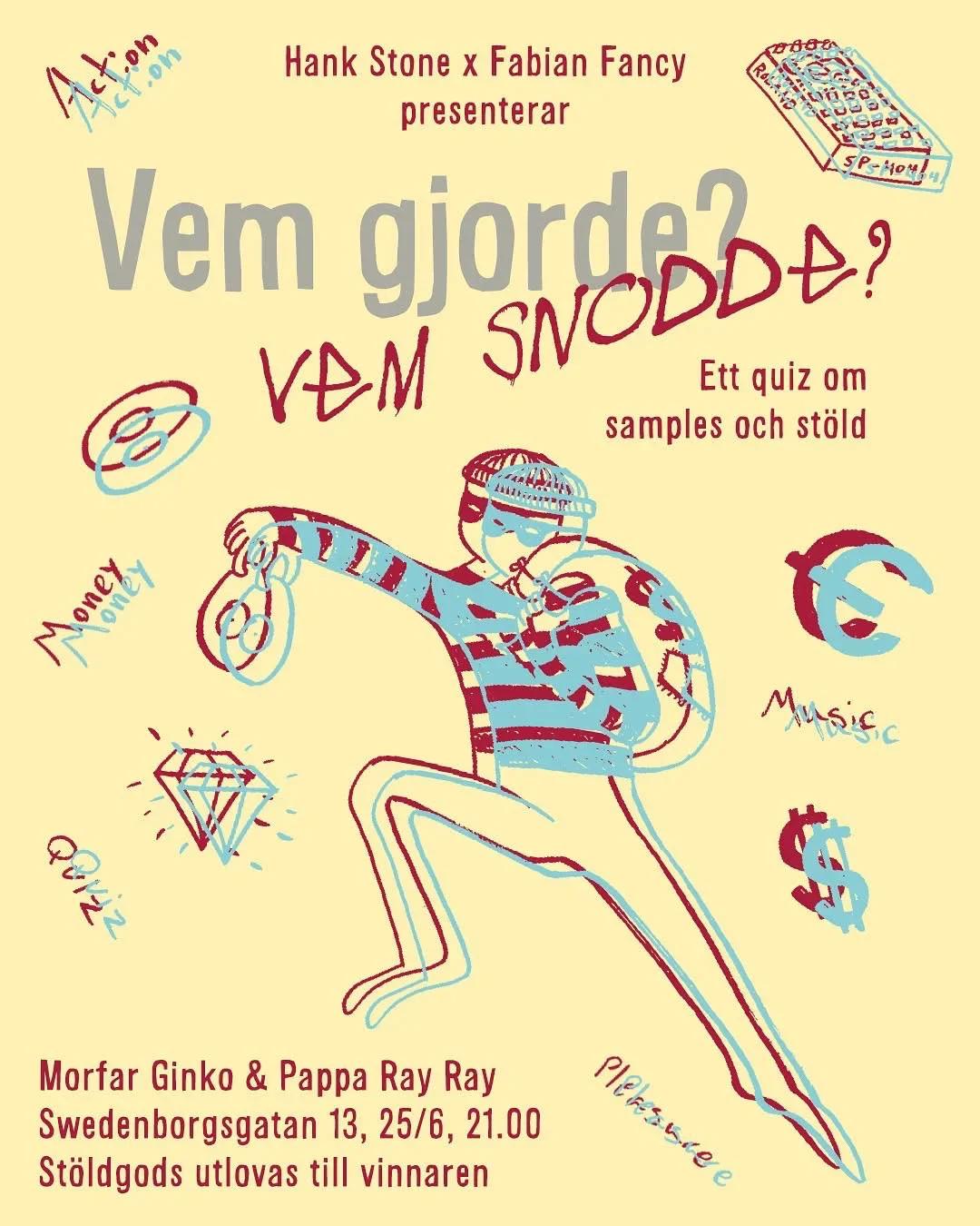 🎵 Vem gjorde? Vem snodde? 🎤🎲 Musikquiz om samples & stöld