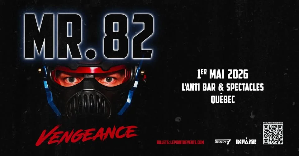 MR.82 // Vendredi 1er mai 2026 // L'Anti Bar & Spectacles