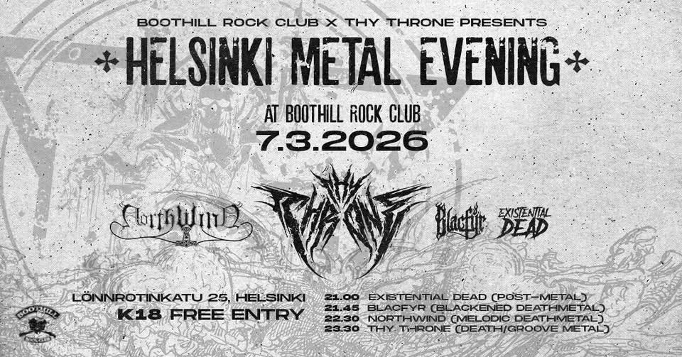 Helsinki Metal Evening At Boothill Rock Club