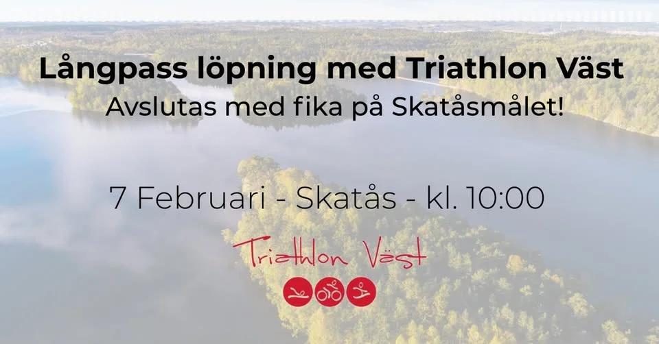 Långpass löpning med Triathlon Väst!