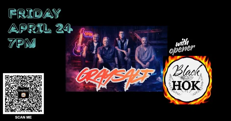 GraySalt with opener Black Hok performing together at Aztec Shawnee Theater