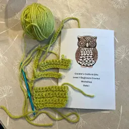 FULLY BOOKED - Level 1 Beginners Crochet Workshop - 11th April 2026 - Saturday 9.30am - 12.30pm