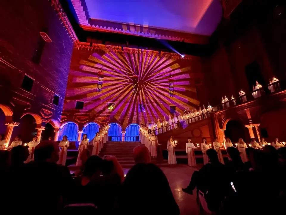 Lucia i Blå Hallen