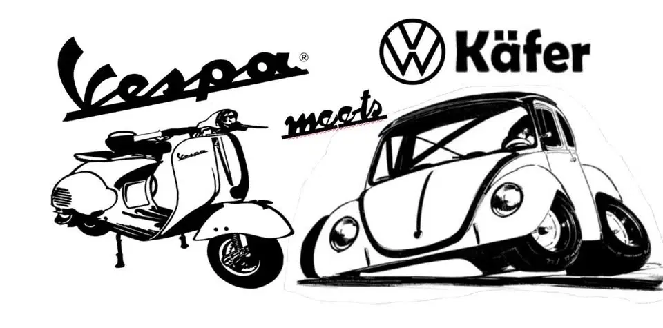 Vespa meets VW-Käfer