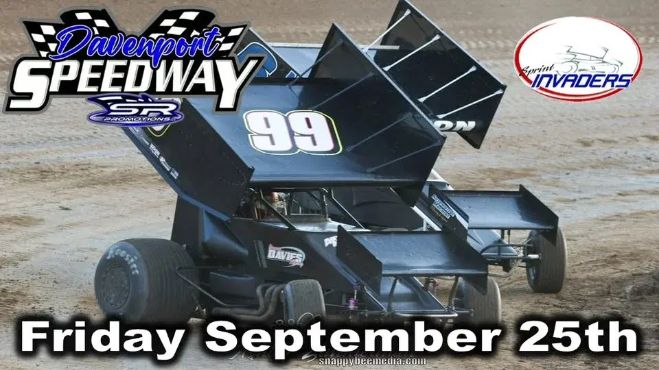 Sprint Invaders 360 Sprints Cars Invade Davenport Speedway