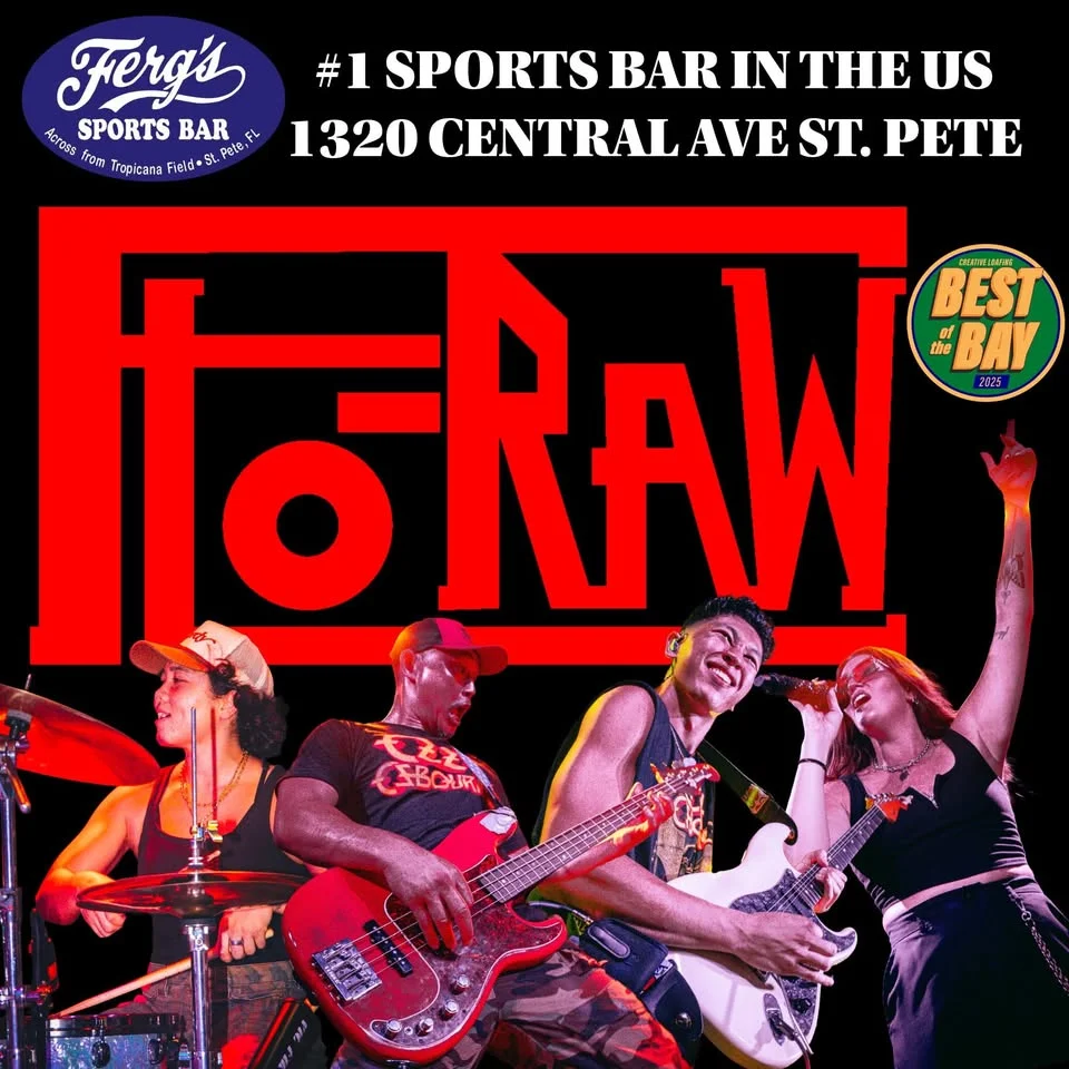 FLO-RAW live at Ferg’s (#1 sports bar in US)