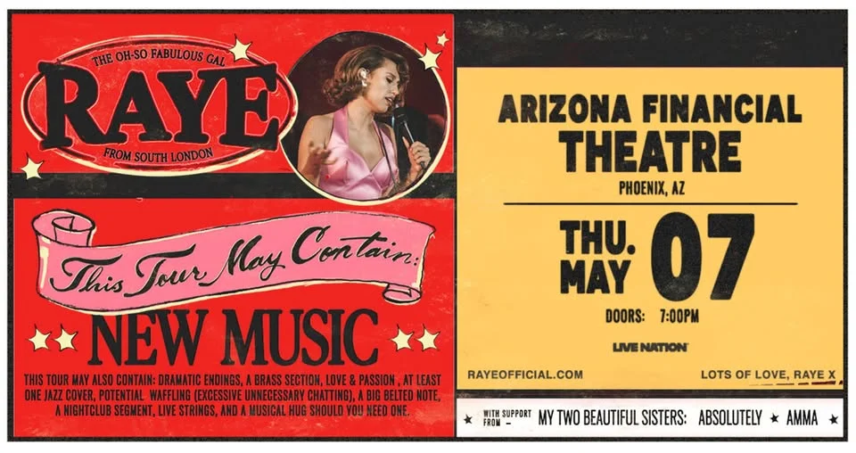 RAYE - THIS TOUR MAY CONTAIN NEW MUSIC