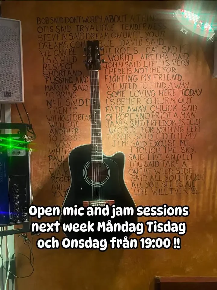 Open mic and Jam sessions