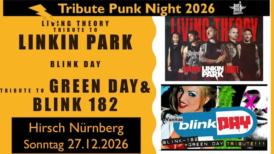 Punk Night mit Tribute to Linkin Park,Green Day and Blink 182