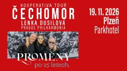 Proměny po 25 letech - Plzeň - Kooperativa Tour - host Lenka Dusilová a Prague Philharmonia
