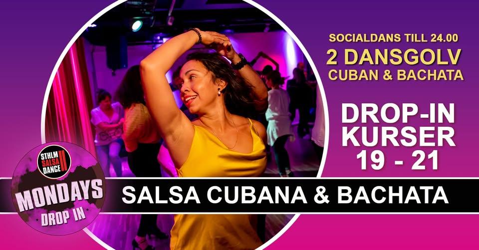 Salsa Cubana & Bachata drop-in 26 januari på Stockholm Salsa Dance!