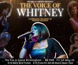 MICHELLE LAWSON – The Voice of Whitney – RETURNS!