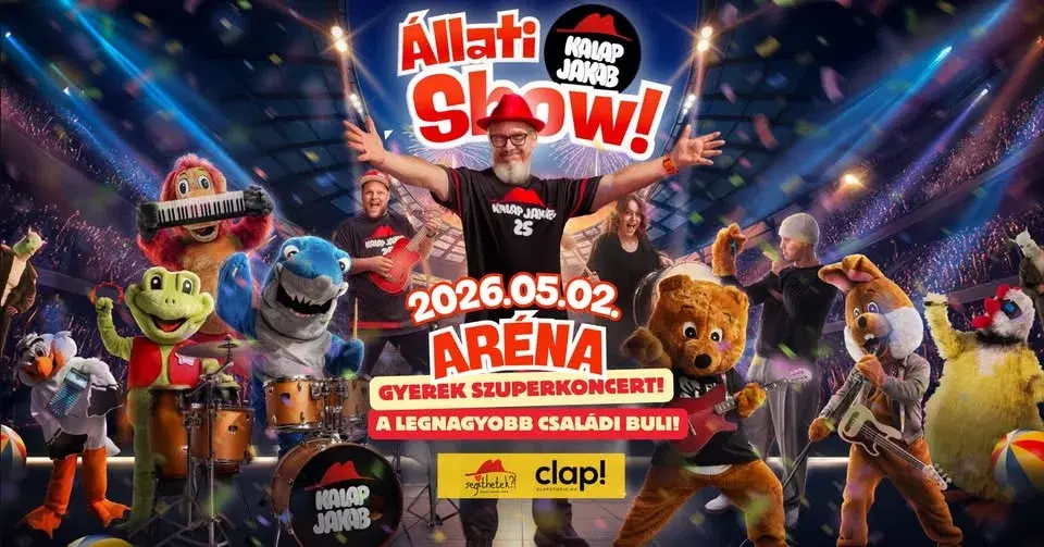 Kalap Jakab ÁLLATI SHOW! - SEGÍTHETEK?! x ZENTE Jótékonysági Koncert // Budapest Aréna, 05.02.