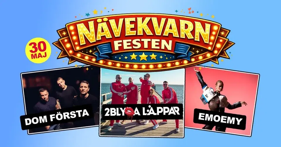 Nävekvarnfesten med 2 Blyga Läppar, Dom Första & emoemy
