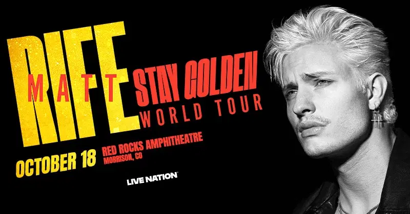 Matt Rife - Stay Golden World Tour