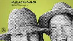 Adam and Chris Carroll at The Post