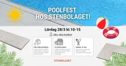 POOLFEST HOS STENBOLAGET I ARNINGE