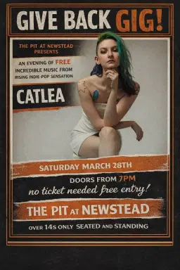 FREE GIVE BACK GIG …CATLEA