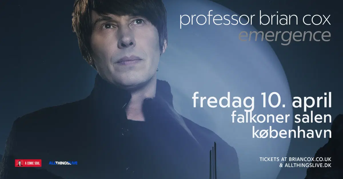 Udsolgt! Professor Brian Cox: Emergence - Falkoner Salen - 10. april