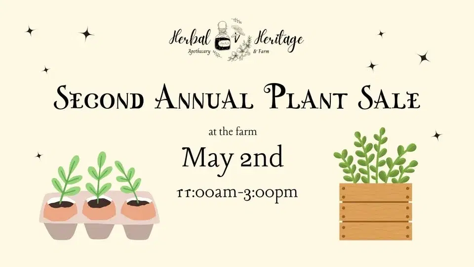 Herbal Heritage & Friends Plant Sale