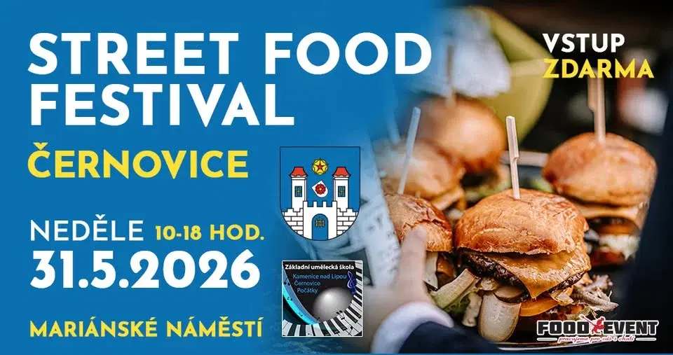 STREET FOOD FESTIVAL Černovice 2026