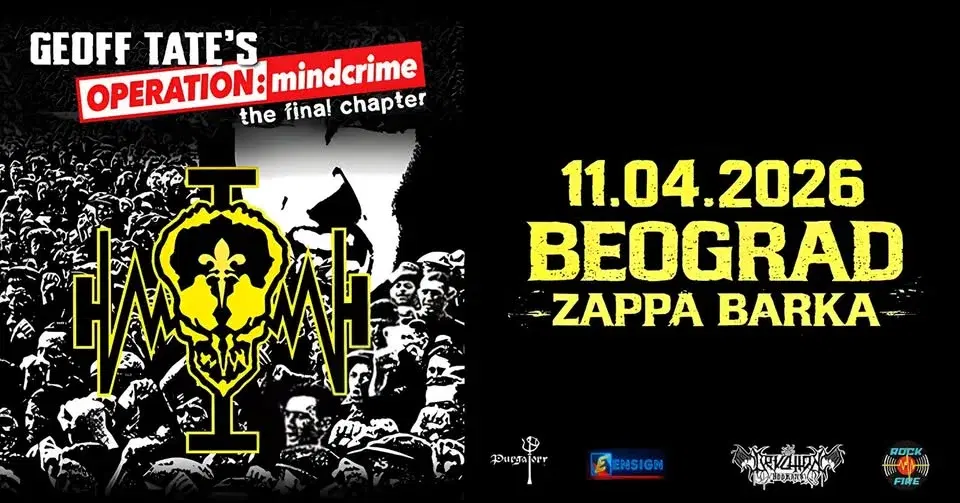 Operation Mindcrime by Geoff Tate in Belgrade