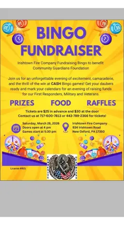 Bingo with Community Guardians Foundation