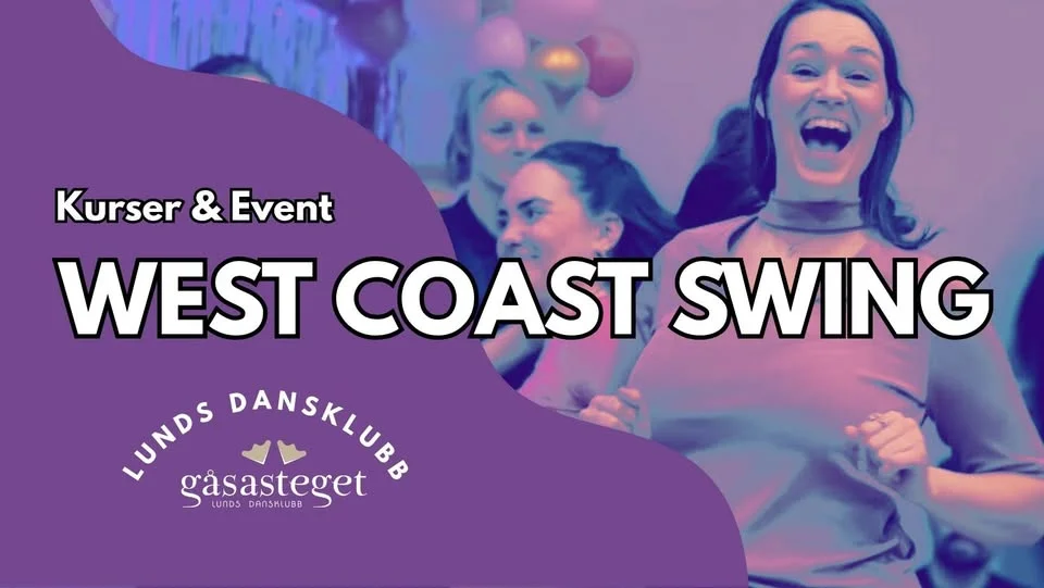 West Coast Swing - Kurser & Socialdanskvällar (https://somo-app.com/e/west-coast-swing-kurser-311)